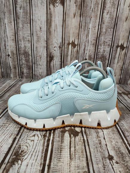 Reebok Zig Dynamica Women's Size Chalk Blue Sneakers FY9941 NWOB